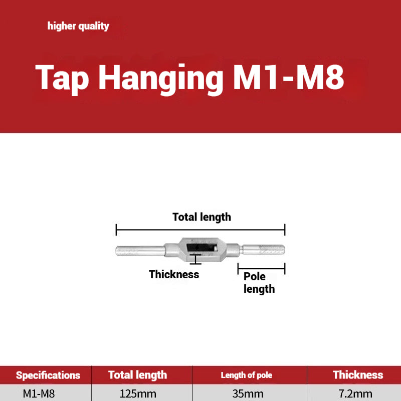1086-Hand taps tapping tools tapping screws tapping set hand screws alloy steel m2m4m5m8m20 Shandong Denso Pricision Tools Co.,Ltd.